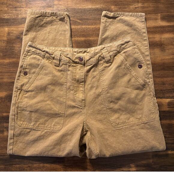 Poetry Women’s 12 34 x 28 Pants Hemp Organic Cotton Tapered Leg High Rise - Picture 1 of 13